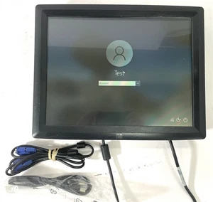 ELO TouchSystems ET1522L-8UWB-1-GY-G 15" LCD Gray Touchscreen Monitor *See Desc - Picture 1 of 9