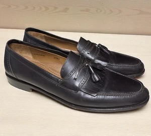 Mezlan Domino Tassle Loafer Shoes Men's Size 13 M Black Slip On Leather Spain - Picture 1 of 7
