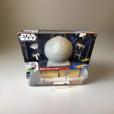 Estuche de juego Star Wars Estrella de la Muerte de lujo 4 piezas Starship Die Cast Hot Wheels Foto 1 de 4
