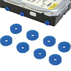 Festplatten Laufwerk Entkoppler 8 Stk. Silikon Unterlegscheiben HDD Halterungen - Afbeelding 1 van 4