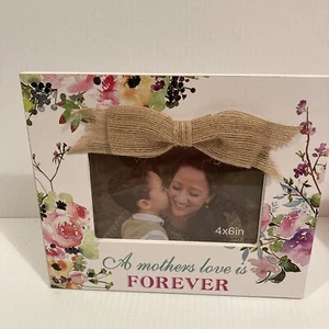 A Mother’s Love Is Forever Picture Frame - Holds Picture 4x6 - Picture 1 of 5