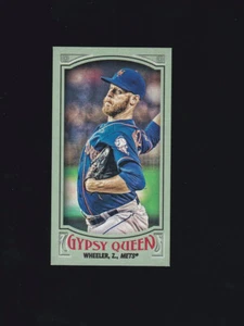 2016 Topps Gypsy Queen #103 ZACK WHEELER New York Mets /99 GREEN MINI Parallel - Picture 1 of 3