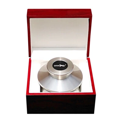 Amari LP Vinyl Stainless Steel Disc Stabilizer Turntable Record Weight Clamp NEW - Image 1 of 4