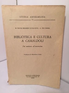Biblioteca e Cultura a Camaldoli: CAMALDOLESE RELIGIOUS ORDER MEDIEVAL CATHOLIC - Picture 1 of 9