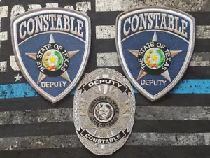 Texas Constable Patch Set - Picture 1 of 7