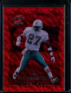 1997 Score Team Collection Miami Dolphins Platinum Team Terrell Buckley #5 - Picture 1 of 2