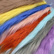 25x45cm 8cm Faux Fur Fabric Fluffy Trim For Patchwork Sewing Material DIY Craft