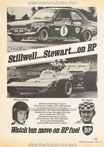 1972 MAX STEWART MICHAEL STILLWELL ESCORT MK 1 BP A3 POSTER AD ADVERTISEMENT