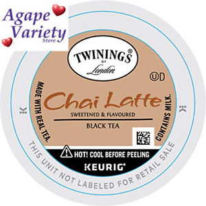 Twinings of London Chai Latte Tea K-Cups for Keurig, 24 24 Count (Pack 1) 
