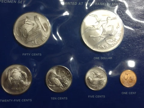 First coinage of the British virgin island one dollar is silver from Franklin mt Cover