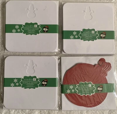 32 Christmas Cards With Envelopes For Crafting Hampton Arts Studio G  5 X 5 DIY - Image 1 of 4