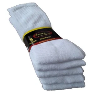 Chaussettes de 10 a 70 paires uni Noir, Blanc ou Gris pour homme ou femme - Imagen 1 de 99