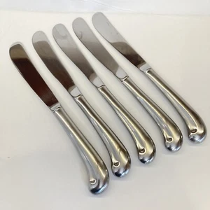 5 International Westminster Stainless Pistol Grip Hollow Dinner Knives - Picture 1 of 6