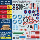 Curtiss P-36 Hawk Fighter 1935 Year 1/72 Scale Decals Kit Print Scale 72-315