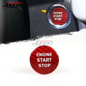 Cubierta de botón de parada de arranque del motor de carbono rojo para Lexus IS250 IS300 IS350 2013-2017 - Imagen 1 de 6