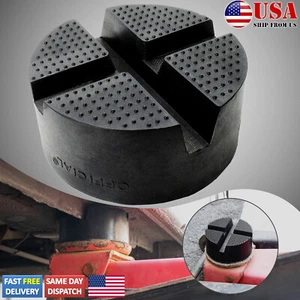 Rubber Car Jack-Lift-Pad Adapter Jacking Tool Stand Pinch Weld Floor Frame Rail - Picture 1 of 7
