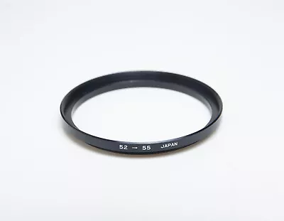 52-55mm Step Up Ring Stepping 52mm Male Filter Thread to 55mm Female Thread - Image 1 of 4