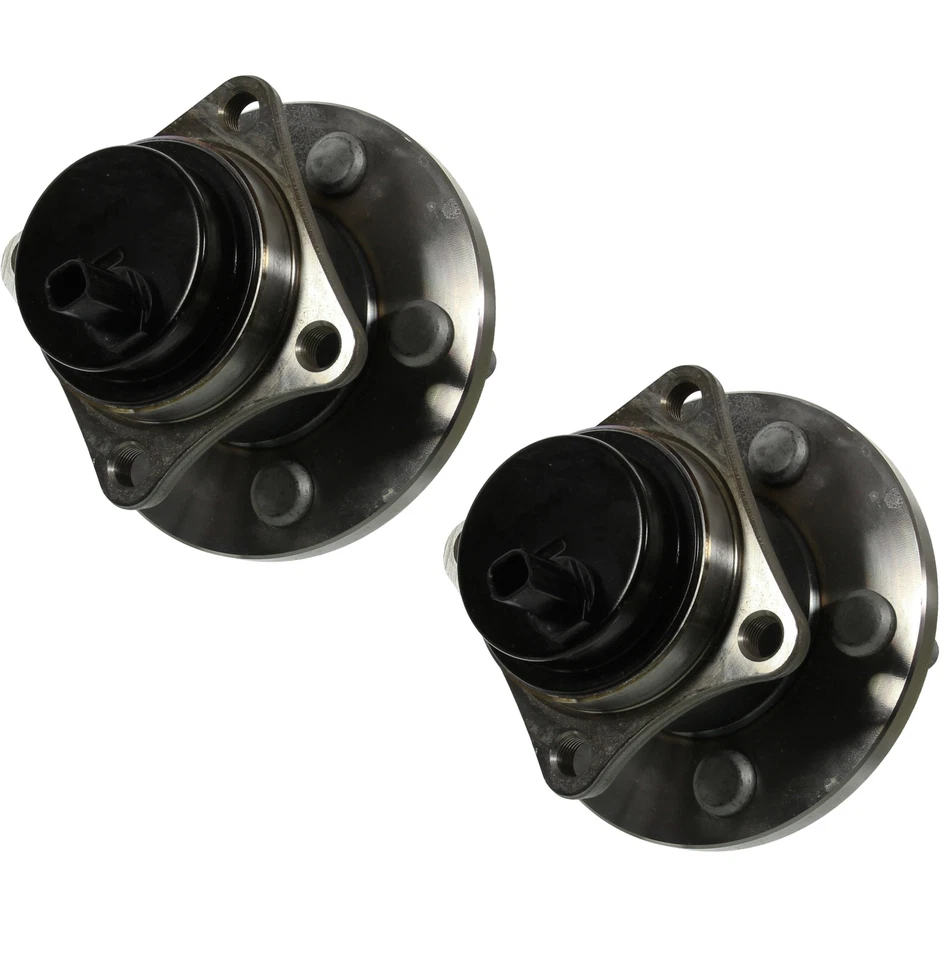 Juego de pares de 2 kit de conjunto de bujes de cojinete de rueda trasero Moog para Toyota Matrix 09-13 tracción delantera Foto 1 de 1