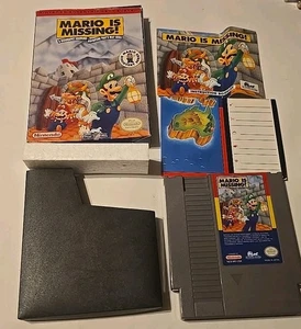Mario Is Missing NES Cib Graded See Photos Thanks - Picture 1 of 13