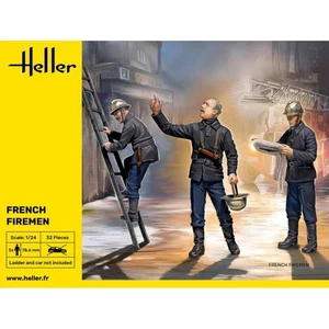 French Firemenmaquette Figurine French Firemen |heller|82753| 1:24 Maquette Char - Imagen 1 de 5