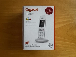 Gigaset E370HX DECT Telefon - Weiß - mit neuen Akkus - Anrufer-Identifikation - Bild 1 von 11