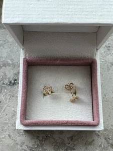 Pandora Gold G 585 Ohrstecker Schmetterling sehr RARE - Bild 1 von 7
