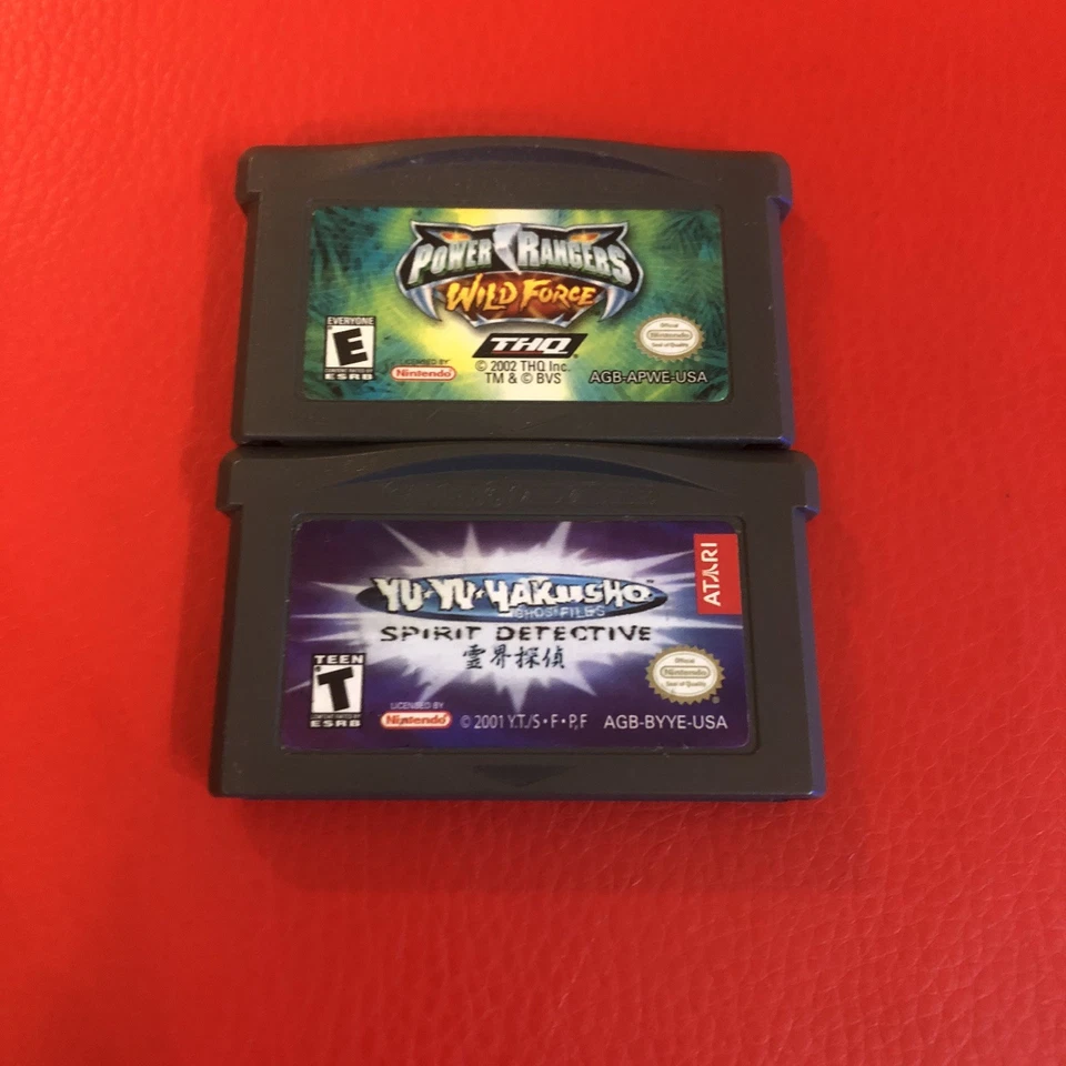 Juegos Nintendo Gameboy Advance (GBA): Power Rangers y Yu Yakusho Detective Foto 1 de 4