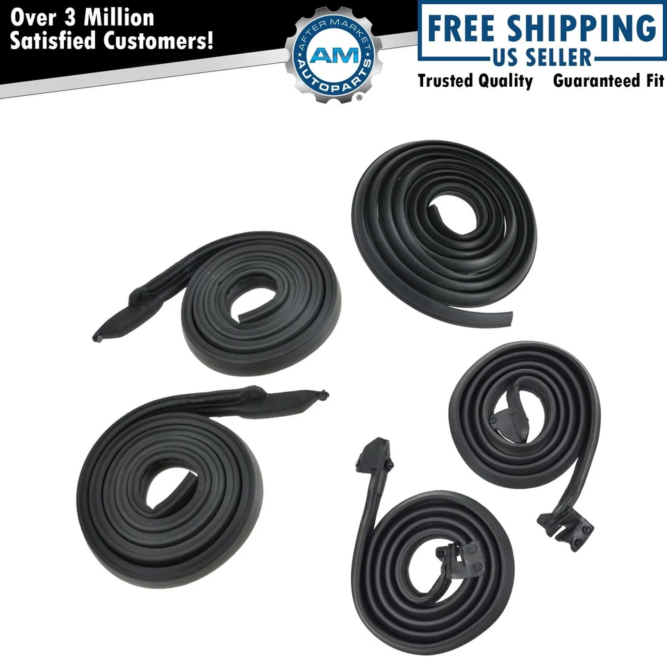 Juego de juntas de maletero de barandilla de techo de puerta para Buick Chevy Pontiac Oldsmobile 66-67 Foto 1 de 4