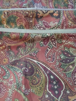 Ralph Lauren Chaps Pillow Sham Chandler Floral Paisley Brown Cinnamon Standard  - Image 1 of 4