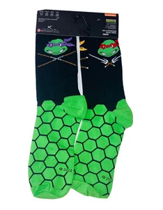 Calze da uomo Teenage Mutant Ninja Turtles Crew adatte taglia 6-13 Nickelodeon ODD SOX - Foto 1 di 7