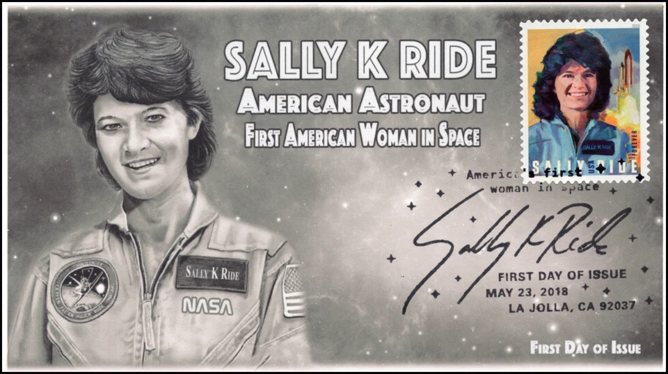 18-113, 2018, Sally K Ride, First Woman Astronaut, Pictorial, FDC, Space - Image 1 of 1