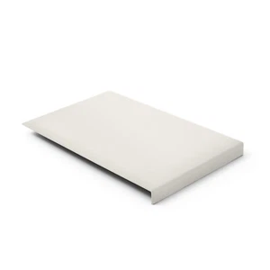 Mauspad Echtes Leder Weiß - Mousepad Struktur aus Stahl mit Kantenschutz - Bild 1 von 5