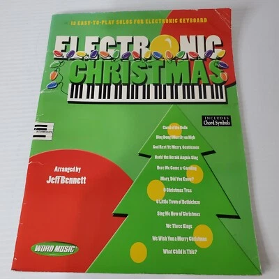 Teclado electrónico de Navidad solos cancionero partituras acordes 12 fáciles de tocar  Foto 1 de 4