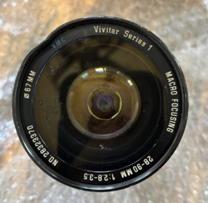 Vivitar Series 1 28-90mm 1:2.8-3.5 Macro Focusing Zoom Pre-Owned - Picture 1 of 5
