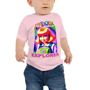 "Endora the Explorer" Baby Short Sleeve Tee Dora Bewitched Fan Art Parody Funny - Picture 1 of 3