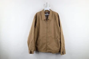 Vintage Volcom Stone Mens Size Large Faded Surf Skateboard Bomber Jacket Brown - Picture 1 of 15