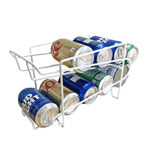 Beverage Soda Coke Can Dispenser Storage Rack Refrigerator Kitchen Organizer - Picture 1 of 8