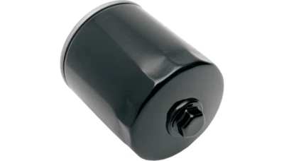 Filtro de aceite giratorio Drag Specialties con tuerca negra Harley Davidson modelos 1999-2023 Foto 1 de 4