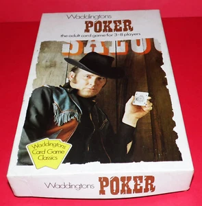 WADDINGTONS POKER * Rare Vintage 1979 Card Game * Complete * - Picture 1 of 3