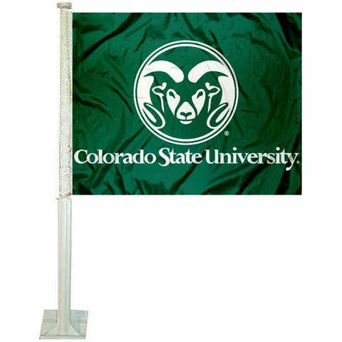 Colorado State Rams Car Auto Window Flag Cover