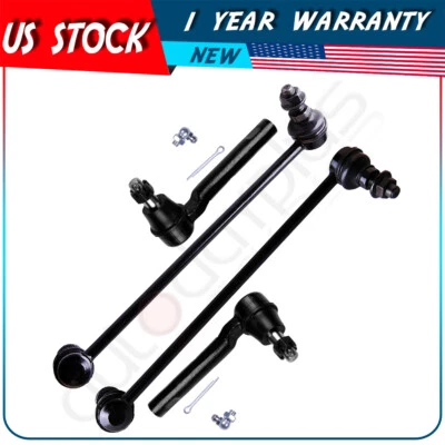Barra estabilizadora de dirección delantera exterior para Nissan Quest 2004 05 06 07 08 09 4 piezas Foto 1 de 4