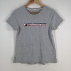 Tommy Hilfiger Womens T Shirt Size Xs Grey Short Sleeve Crew Neck Cotton 067592
