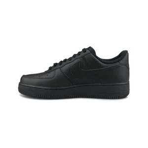 MENS NIKE AIR FORCE 1 07_BLACK/BLACK CW2288-001-SIZE 10.5 - Picture 1 of 3
