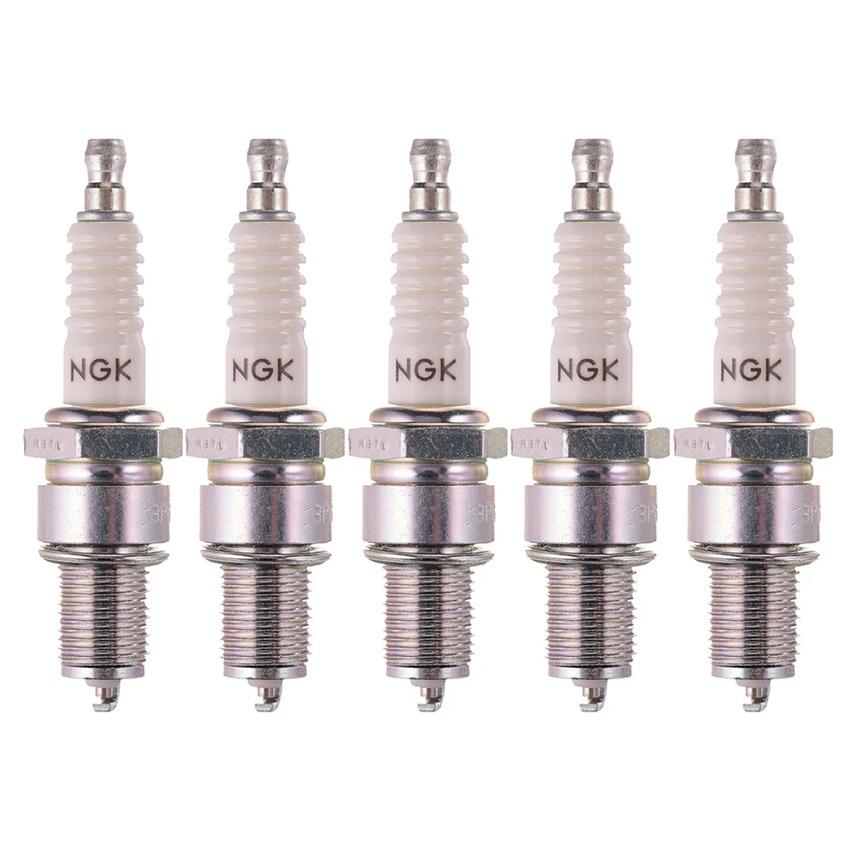NGK Standard Spark Plug Set (5 Pieces) 7333 For Audi 4000 5000 VW Quantum 2.5 L5 - Imagem 1 de 1