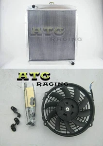 3 Row Radiator+Fan Fits 1950-1952 Buick Special Super Roadmaster W/Chevy V8 - Picture 1 of 7