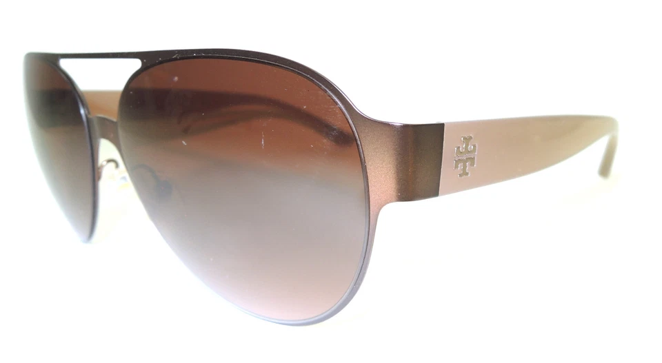 TORY BURCH TY 6066 328813 КОРИЧНЕВЫЙ АВИАТОР СТИЛЬ СОЛНЦЕЗАЩИТНЫЕ ОЧКИ 140 58-14 КОРИЧНЕВЫЕ ЛИНЗЫ - Изображение 1 из 3