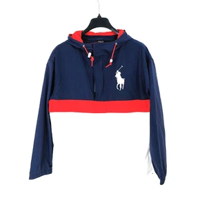 POLO Ralph Lauren Blue Colorblock 1/2 Zip Big Pony Team USA MEDIUM Jacket NWT - Picture 1 of 4