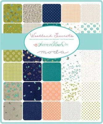 Charm Pack ** WOODLAND SECRETS für MODA ** 5 inch ** 42 Quadrate - Bild 1 von 2
