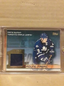 01/02 Topps Mats Sundin 1st Round Fabrics - Picture 1 of 2