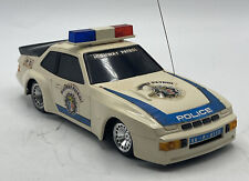 VINTAGE PORSCHE POLICE #5 HIGHWAY PATROL w/out REMOTE CONTROL As Is Parts Only